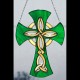 Celtic Cross Stained Glass Sun Catcher