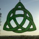 Celtic Knot Stained Glass Sun Catcher