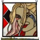 "Harley" Stained Glass Panel