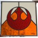 "Rebel" Stained Glass Panel