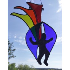Epcot Sprite Puppet Costume Stained Glass Sun Catcher